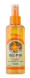 huile sèche SPF15