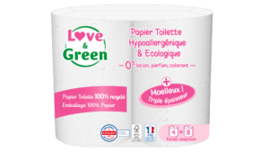 Pack Papier Toilette Hypoallergénique & Ecologique